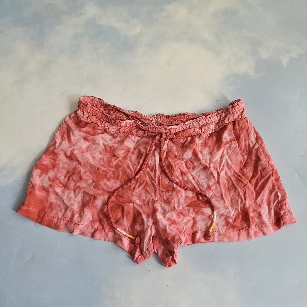 Women's Tie-Dye Shorts in Pink Cute Shorts Beach Shorts Lounge Shorts Comfort